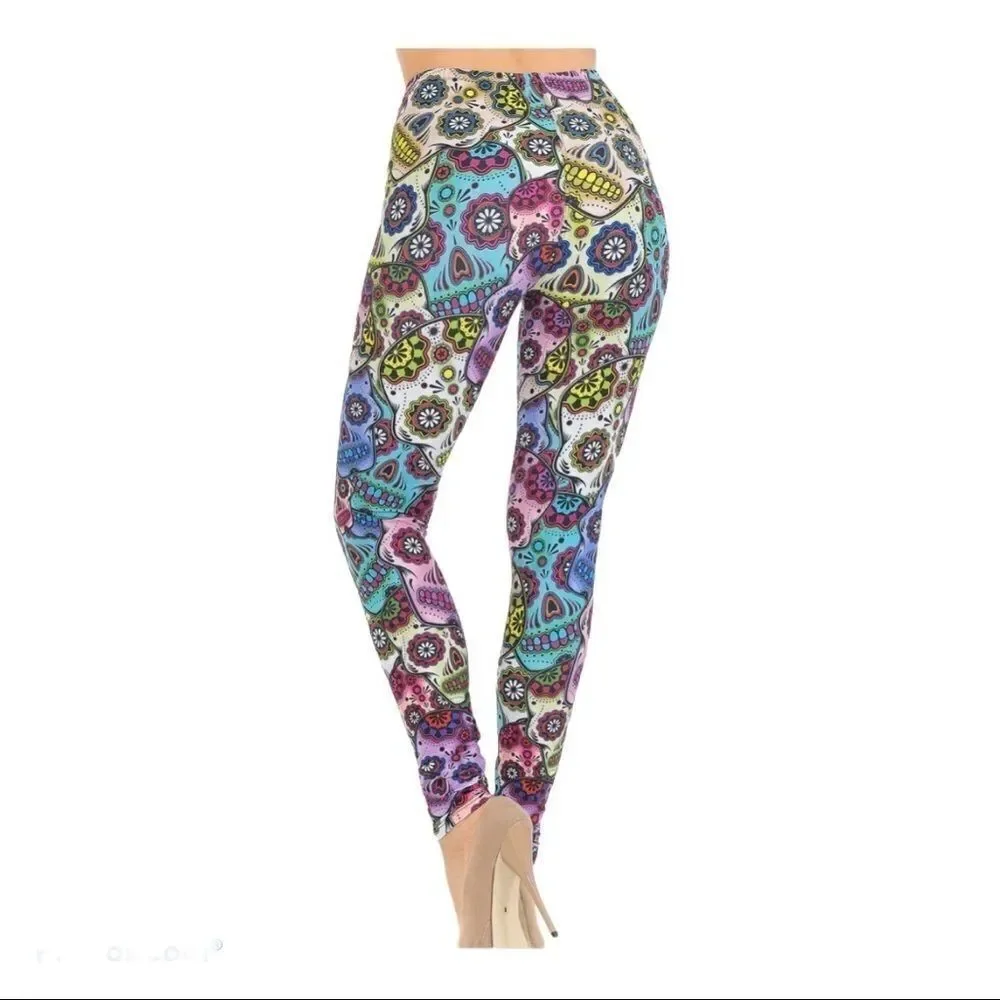 SUGAR SKULL LEGGINGS‎